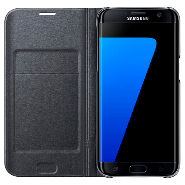 Чехол для смартфона Samsung Galaxy S7 Edge Samsung/ LED Flip Wallet/ PU/ Черный photo 3