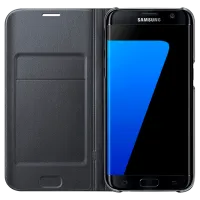 Чехол для смартфона Samsung Galaxy S7 Edge Samsung/ LED Flip Wallet/ PU/ Черный photo 3