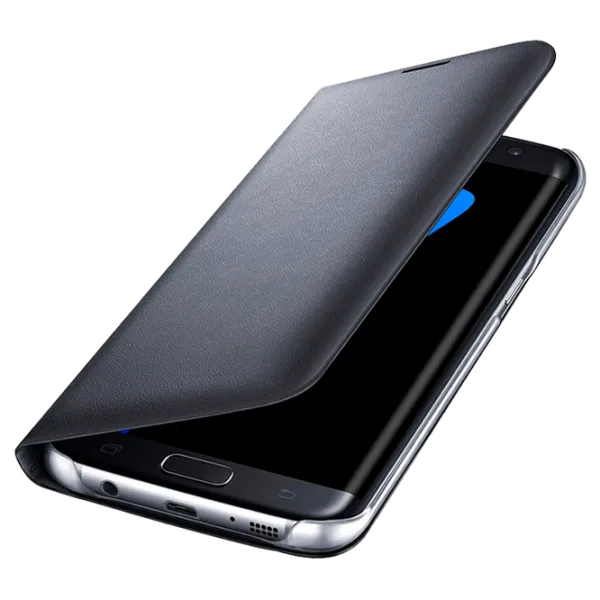 Чехол для смартфона Samsung Galaxy S7 Edge Samsung/ LED Flip Wallet/ PU/ Черный photo 4