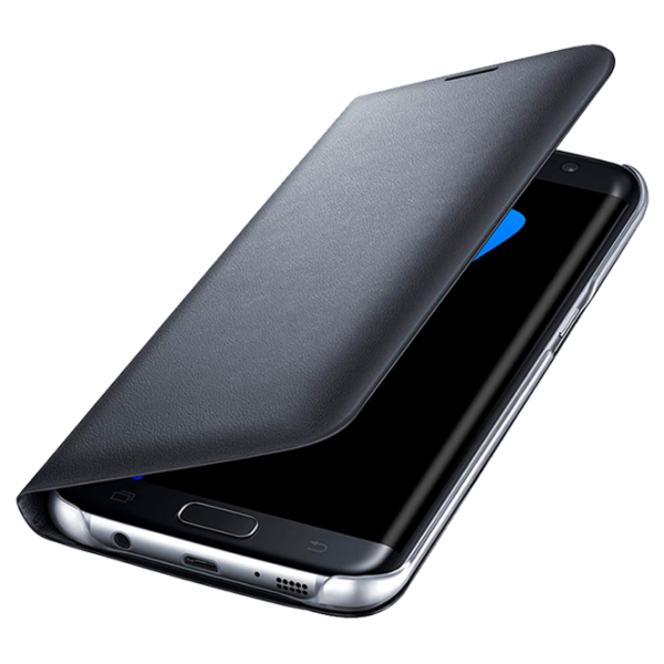 Чехол для смартфона Samsung Galaxy S7 Edge Samsung/ LED Flip Wallet/ PU/ Черный photo 4