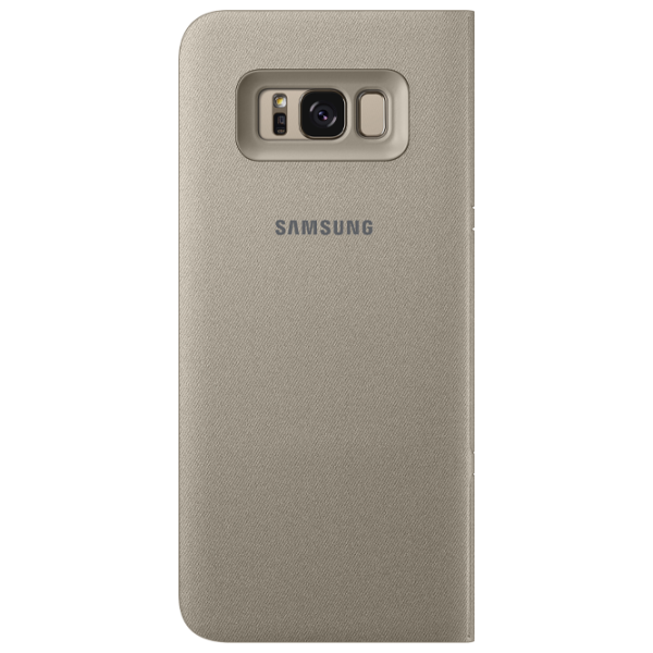 Чехол для смартфона Samsung Galaxy S8 Samsung/ LED Flip Wallet/ PU/ Золотой photo 2
