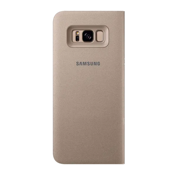 Чехол для смартфона Samsung Galaxy S8 Samsung/ LED Flip Wallet/ PU/ Золотой photo 4