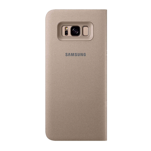 Чехол для смартфона Samsung Galaxy S8 Samsung/ LED Flip Wallet/ PU/ Золотой photo 4