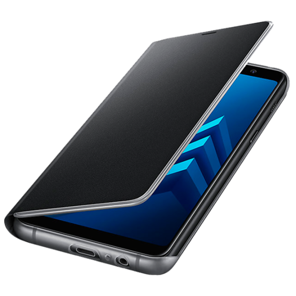 Чехол для смартфона Samsung Galaxy A8 Plus (2018) Samsung/ Flip Cover/ PU/ Neon Черный photo 4