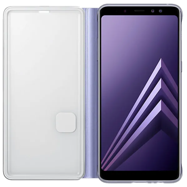 Чехол для смартфона Samsung Galaxy A8 Plus (2018) Samsung/ Flip Cover/ PU/ Серый Пурпурный photo 3