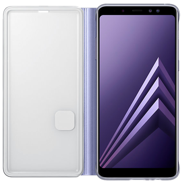 Чехол для смартфона Samsung Galaxy A8 Plus (2018) Samsung/ Flip Cover/ PU/ Серый Пурпурный photo 3
