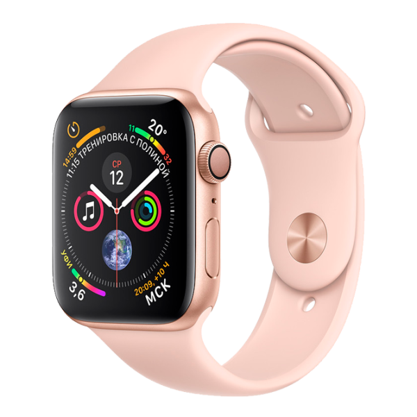 Ceas inteligent Apple Watch Series 4 1.57"/ MU682/ Sport Band Gold photo 2