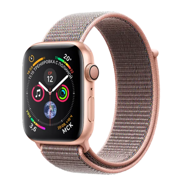 Умные часы Apple Watch Series 4 1.57"/ MU692/ Sport Loop Золотой photo 2