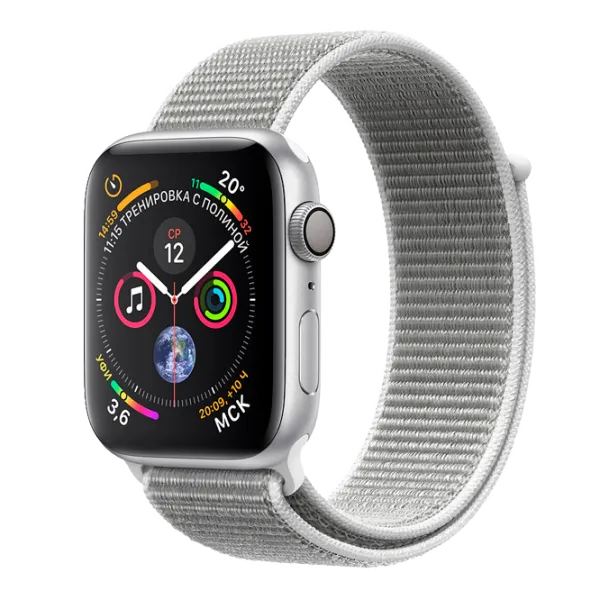 Ceas inteligent Apple Watch Series 4 1.73"/ MU6C2/ Sport Loop Silver photo 2