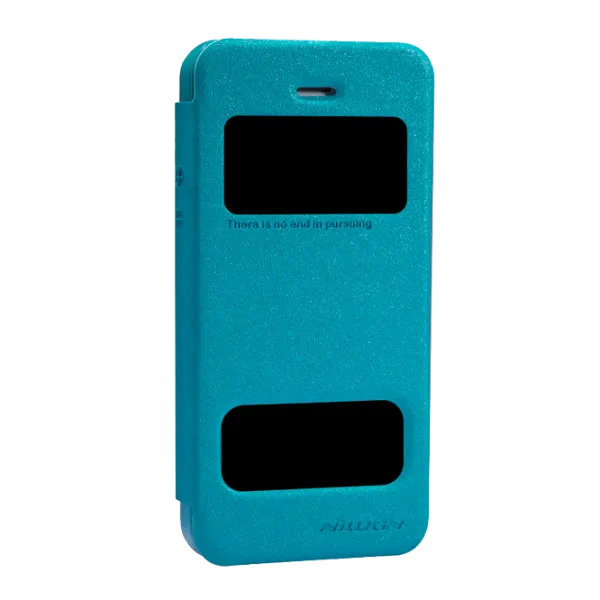 Husa Apple iPhone 5/5S/5SE Nillkin Flip Cover/ Leather/ Blue photo 2