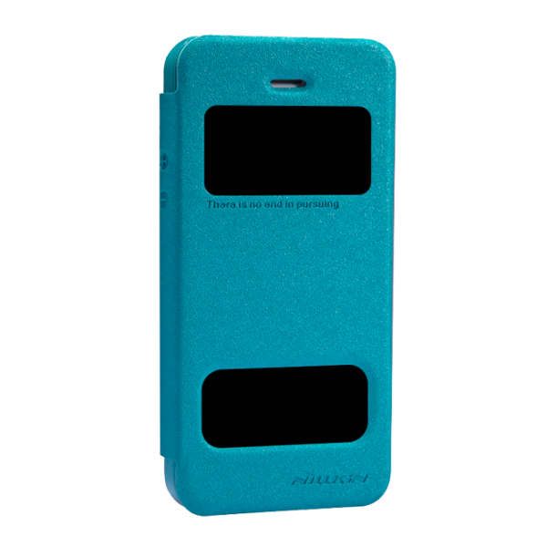 Husa Apple iPhone 5/5S/5SE Nillkin Flip Cover/ Leather/ Blue photo 2