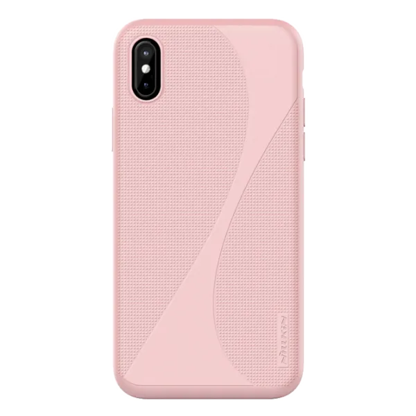 Husa Apple iPhone X Nillkin Back/ TPU/PC/ Pink photo 2