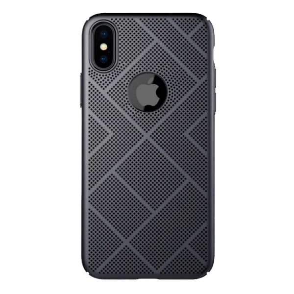 Husa Apple iPhone X Nillkin Back/ PC/ Black photo 2