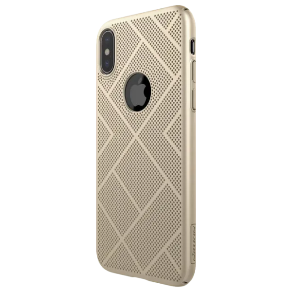 Husă pentru smartphone Apple iPhone X Nillkin/ Back/ PC/ Gold photo 2