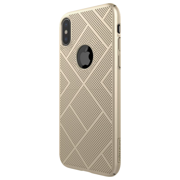 Husă pentru smartphone Apple iPhone X Nillkin/ Back/ PC/ Gold photo 2