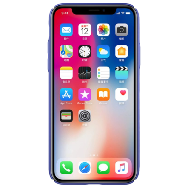 Husă pentru smartphone Apple iPhone X Nillkin/ Back/ PC/ Blue photo 3