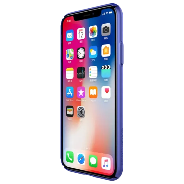 Husă pentru smartphone Apple iPhone X Nillkin/ Back/ PC/ Blue photo 4