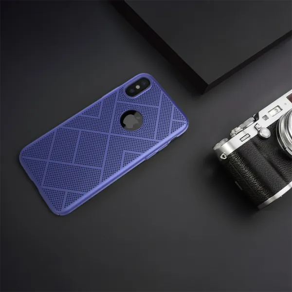 Husă pentru smartphone Apple iPhone X Nillkin/ Back/ PC/ Blue photo 5