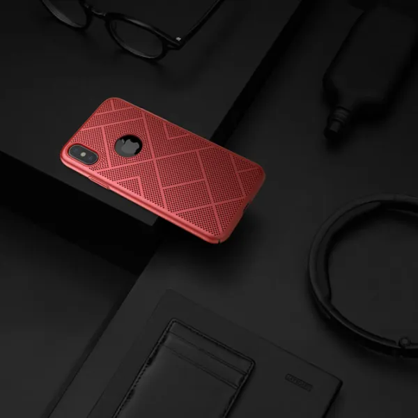 Husă pentru smartphone Apple iPhone X Nillkin/ Back/ PC/ Red photo 5