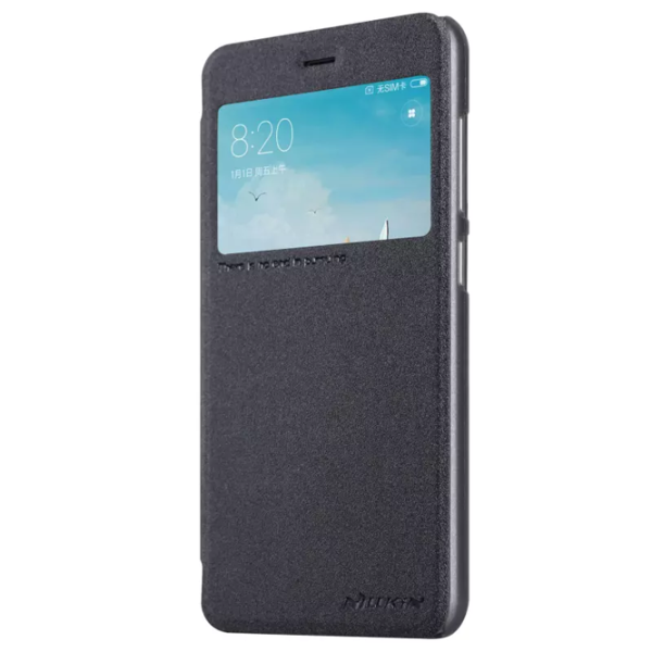 Husă pentru smartphone Xiaomi Redmi 4X Nillkin/ Flip Cover/ Piele/ Black photo 3 Husă pentru smartphone Xiaomi Redmi 4X Nillkin/ Flip Cover/ Piele/ Black photo 3
