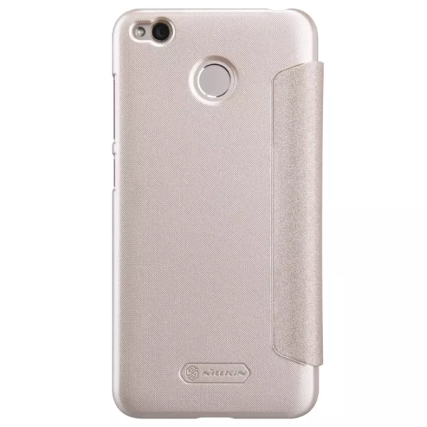 Husă pentru smartphone Xiaomi Redmi 4X Nillkin/ Flip Cover/ Piele/ Gold photo 2