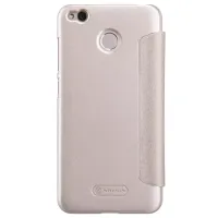 Husă pentru smartphone Xiaomi Redmi 4X Nillkin/ Flip Cover/ Piele/ Gold photo 2