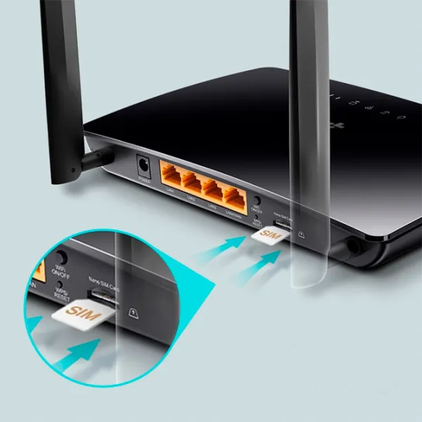 Wi-Fi Роутер TP-Link TL-MR6400 300 Мбит/ с/ Черный photo 5