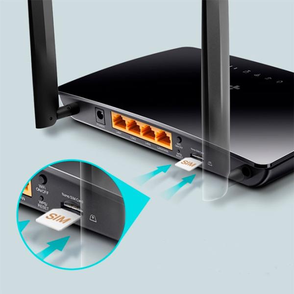 Wi-Fi Роутер TP-Link TL-MR6400 300 Мбит/ с/ Черный photo 5