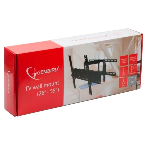 Suport TV Gembird WM-55RT-03 VESA 400 x 400 mm photo 3 Suport TV Gembird WM-55RT-03 VESA 400 x 400 mm photo 3