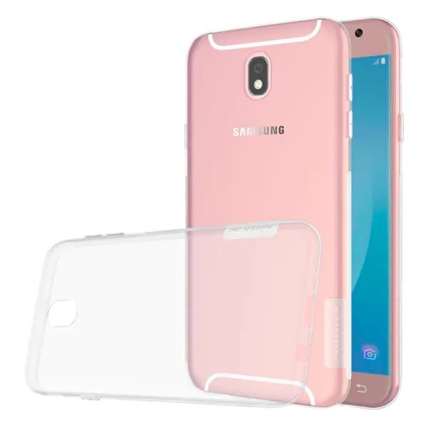 Husă pentru smartphone Samsung Galaxy J7 (2017) Nillkin/ Back/ TPU/ Transparent White photo 5