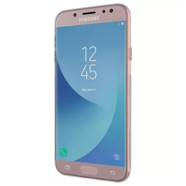 Чехол для смартфона Samsung Galaxy J7 (2017) Nillkin/ Back/ TPU/ Прозрачный Серый photo 3