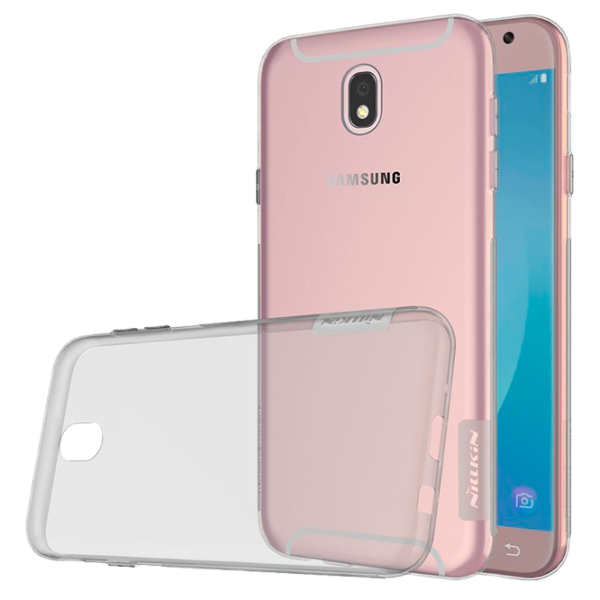 Чехол для смартфона Samsung Galaxy J7 (2017) Nillkin/ Back/ TPU/ Прозрачный Серый photo 4