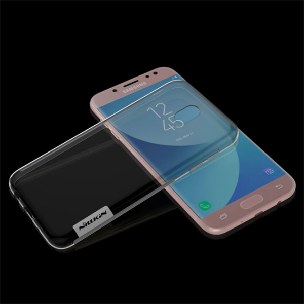 Чехол для смартфона Samsung Galaxy J7 (2017) Nillkin/ Back/ TPU/ Прозрачный Серый photo 5