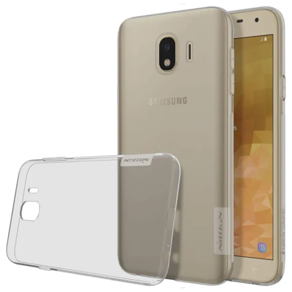 Husă pentru smartphone Samsung Galaxy J4 Nillkin/ Back/ TPU/ Gray Transparent photo 4