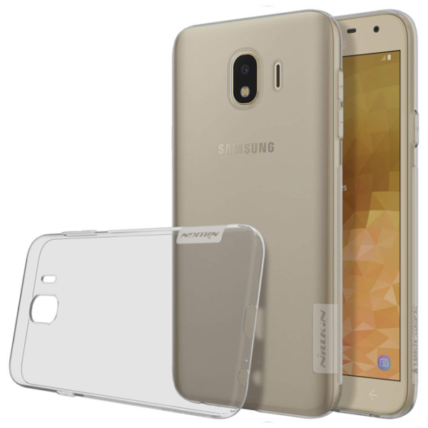 Husă pentru smartphone Samsung Galaxy J4 Nillkin/ Back/ TPU/ Gray Transparent photo 4