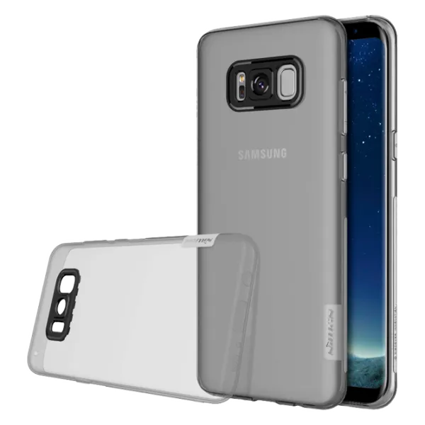 Husa Samsung Galaxy S8 Nillkin Back Ultra Thin/ TPU/ Transparent Gray photo 2