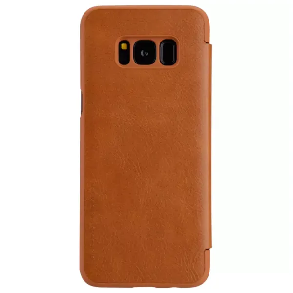 Husă pentru smartphone Samsung Galaxy S8 Plus Nillkin/ Flip Cover/ Piele/ Brown photo 2