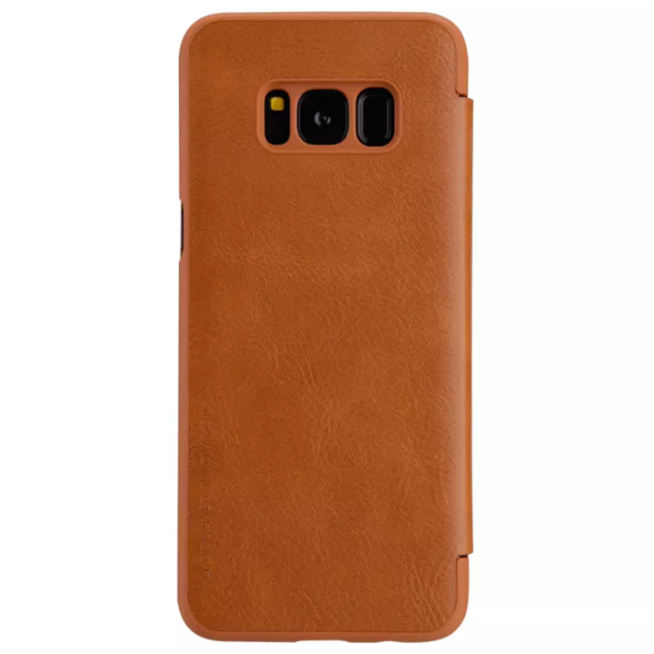 Husă pentru smartphone Samsung Galaxy S8 Plus Nillkin/ Flip Cover/ Piele/ Brown photo 2