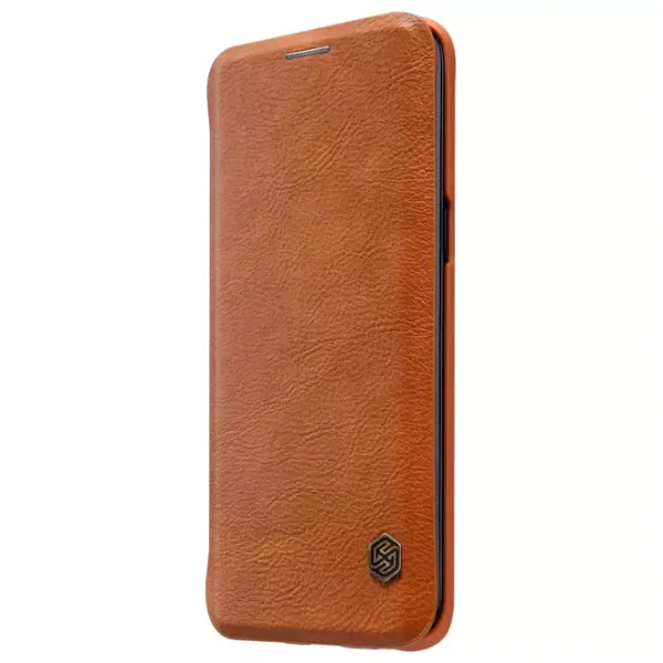 Husă pentru smartphone Samsung Galaxy S8 Plus Nillkin/ Flip Cover/ Piele/ Brown photo 3