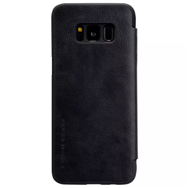Husă pentru smartphone Samsung Galaxy S8 Plus Nillkin/ Flip Cover/ Piele/ Black photo 2