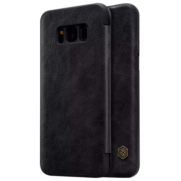 Husă pentru smartphone Samsung Galaxy S8 Plus Nillkin/ Flip Cover/ Piele/ Black photo 5