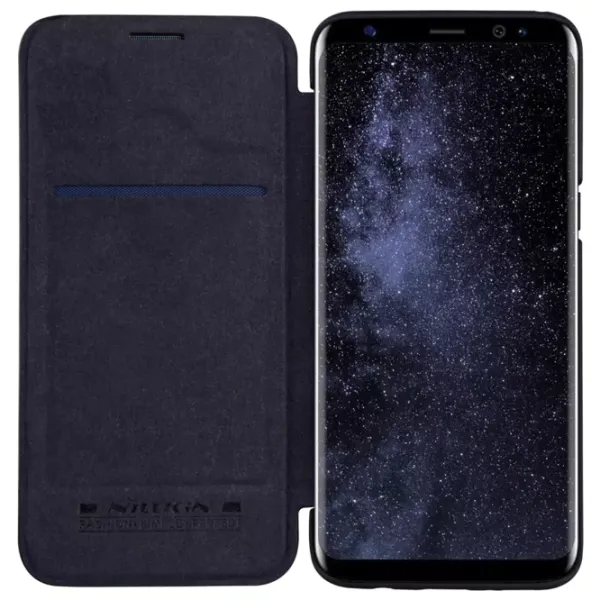 Husă pentru smartphone Samsung Galaxy S8 Plus Nillkin/ Flip Cover/ Piele/ Black photo 6