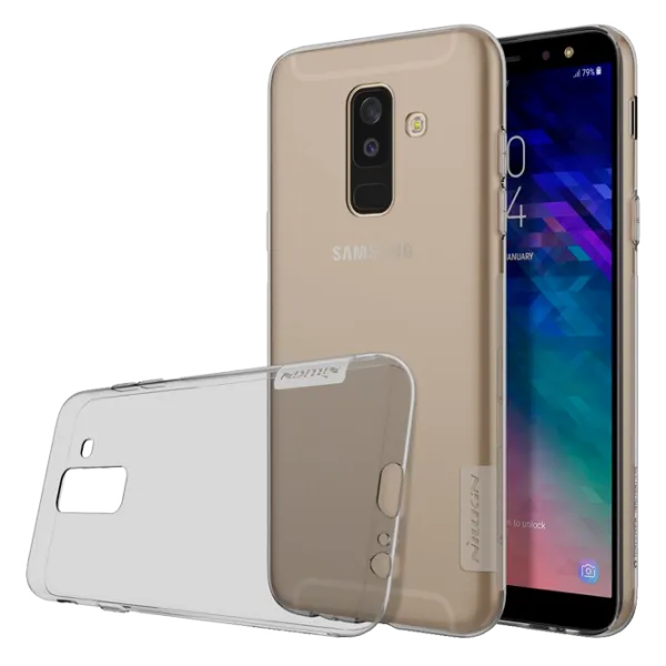 Husa Samsung Galaxy A6 Plus (2018) Nillkin Back Ultra Thin/ TPU/ Gray photo 2