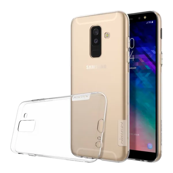 Husa Samsung Galaxy A6 Plus (2018) Nillkin Back Ultra Thin/ TPU/ White Transparent photo 2