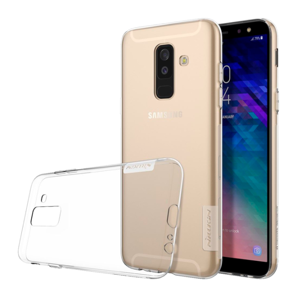Husa Samsung Galaxy A6 Plus (2018) Nillkin Back Ultra Thin/ TPU/ White Transparent photo 2