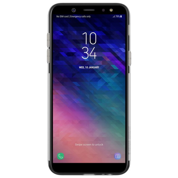 Husă pentru smartphone Samsung Galaxy A6 (2018) Nillkin/ Back/ TPU/ Transparent Gray photo 3