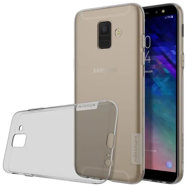 Husă pentru smartphone Samsung Galaxy A6 (2018) Nillkin/ Back/ TPU/ Transparent Gray photo 5