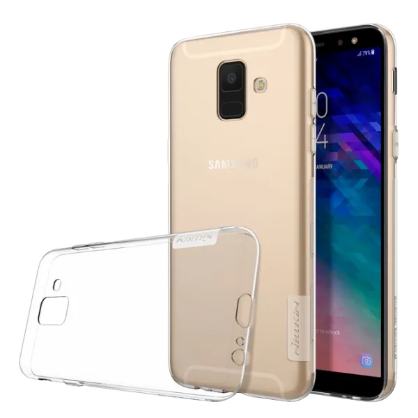 Husa Samsung Galaxy A6 (2018) Nillkin Back Ultra Thin/ TPU/ White Transparent photo 2