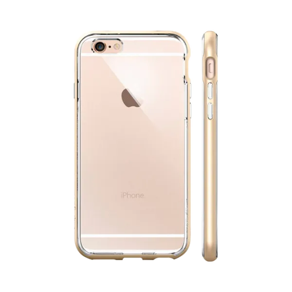Husa iPhone 6/6S Spigen Bumper/ TPU/PP/ Gold photo 2