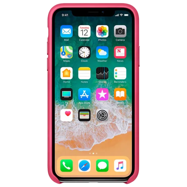 Чехол для смартфона Apple iPhone X Screen Geeks/ Back/ TPU/ Rose Красный photo 2